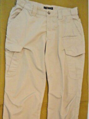 5.11 511 TACTICAL SERIES MILITARY STYLE BDU TAN CARGO PANTS 34x32 LD 7375